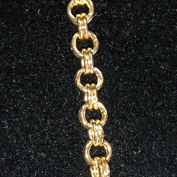 Amrita Red & Gold Owl Necklace - Picture 3 of 5